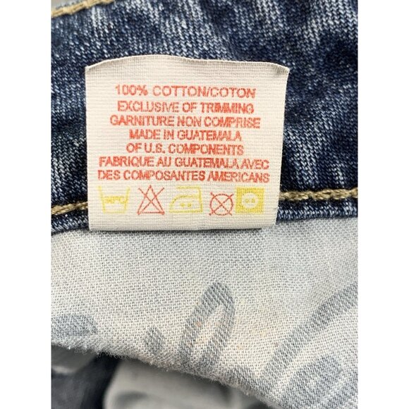 Silver Jeans Women's 32x32 Flared Slit Hem Blue Medium Wash - Picture 10 of 14